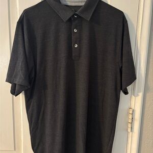 Free Fly Apparel Black Short-Sleeve Polo